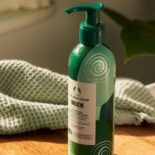 The Body Shop Breathe Purifying Hair & Body Wash
