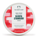 Blissful Strawberry Body Cream - the body shop
