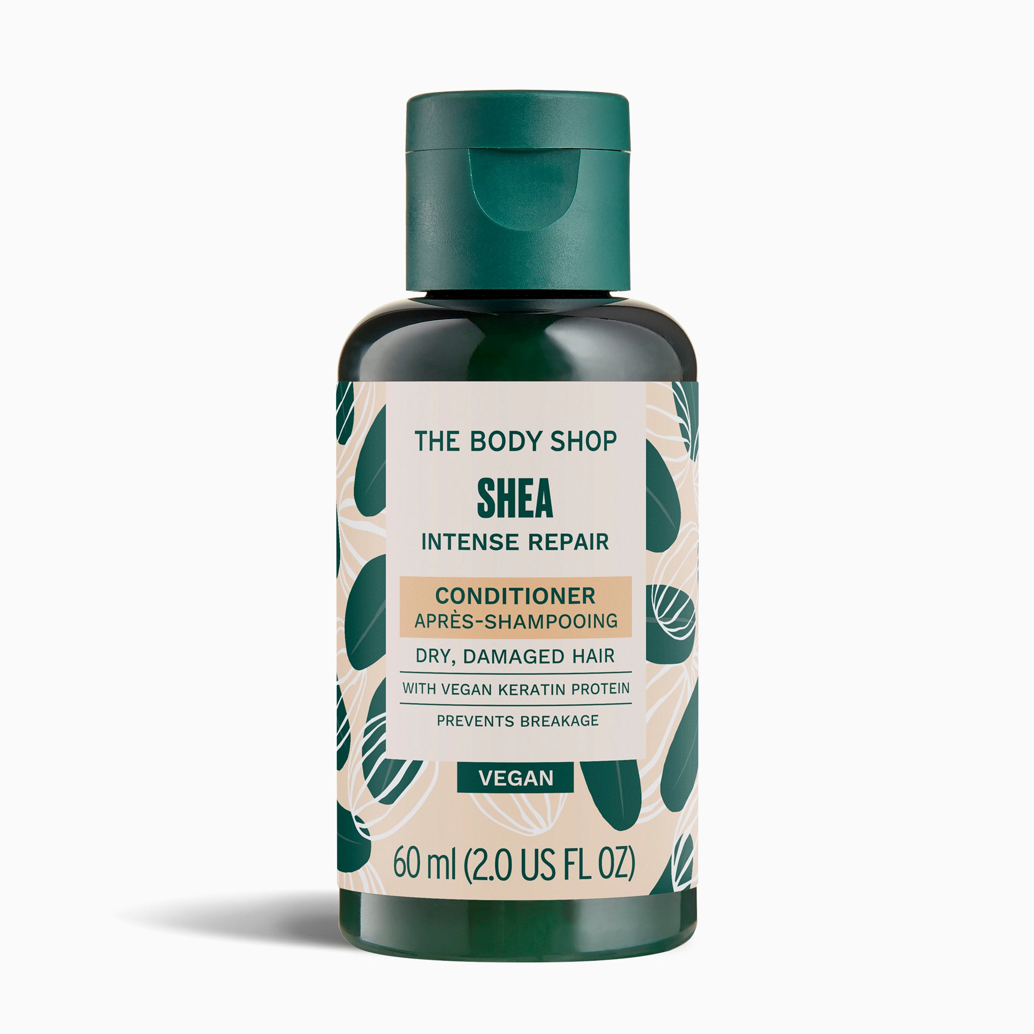 The Body Shop Shea Intense Repair Conditioner bottle on a white background