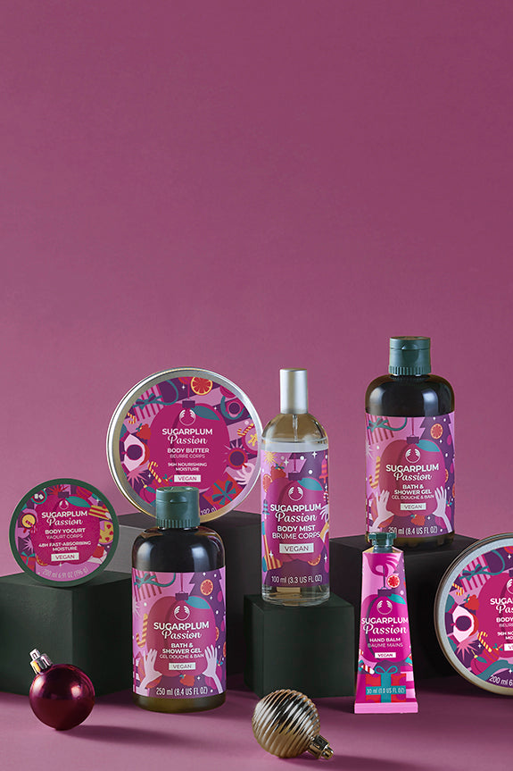 Sugarplum Passion lifestyle collection - The Body Shop