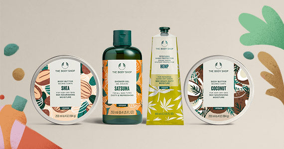 3 for 2 body care - the body shop