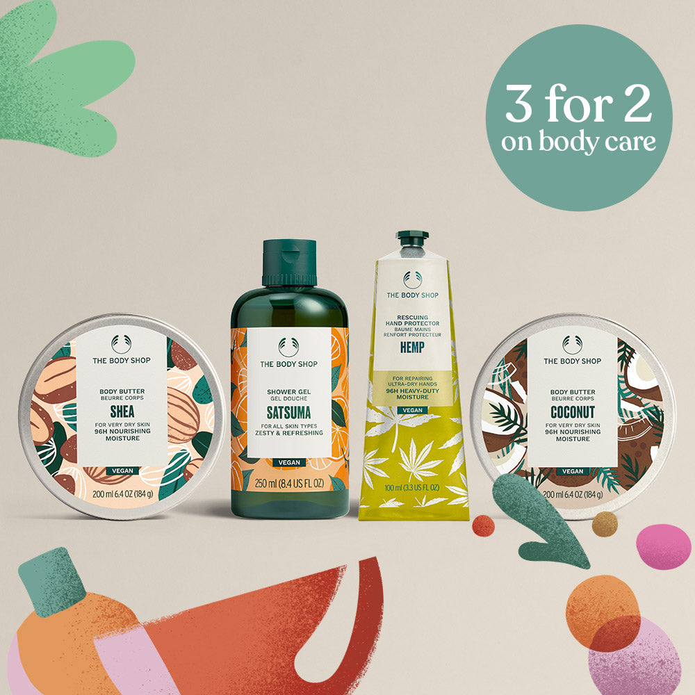 3 for 2 on body care - The Body Shop