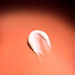 Smear of skin defence on a gradient orange background