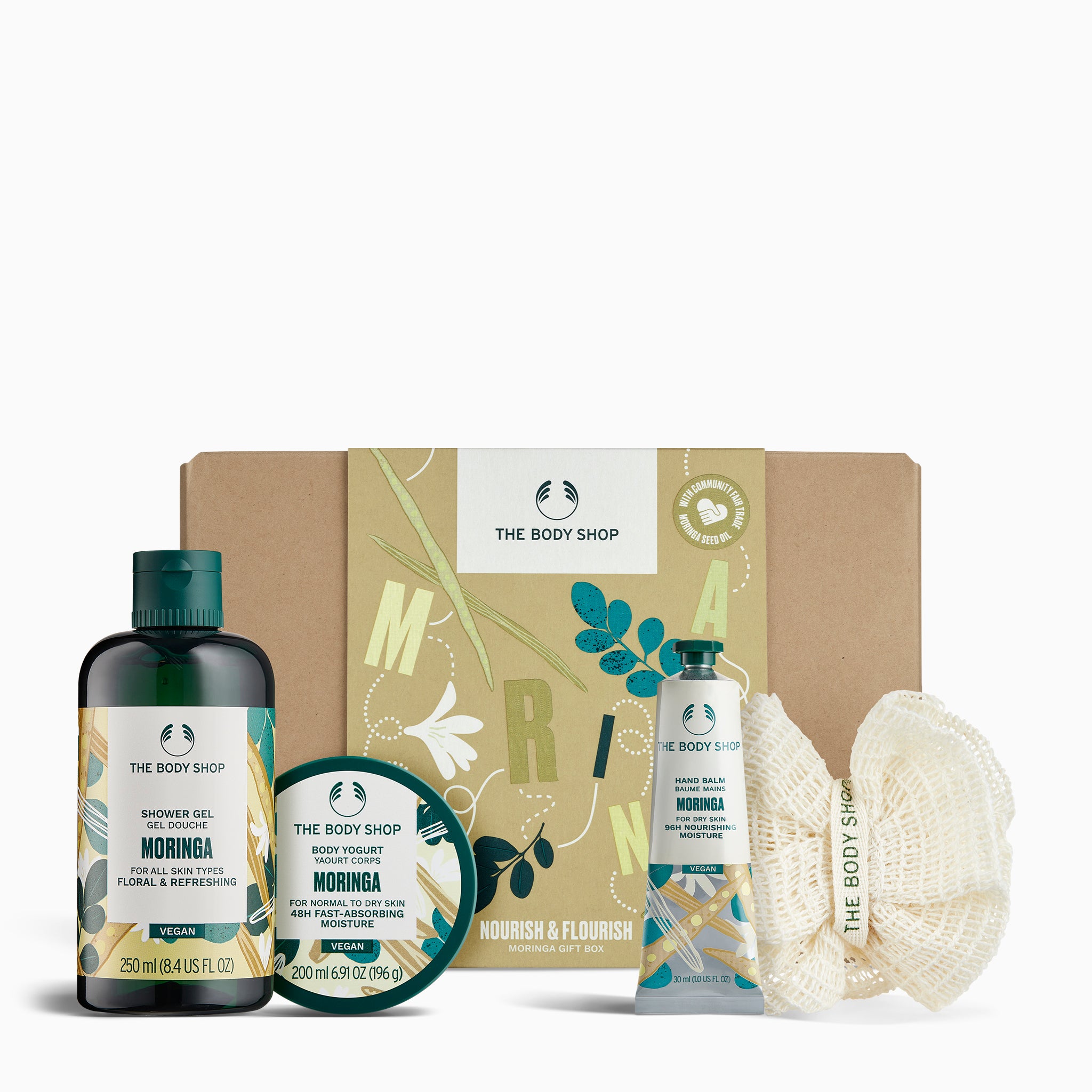 The Body Shop Nourish & Flourish Moringa Gift Box