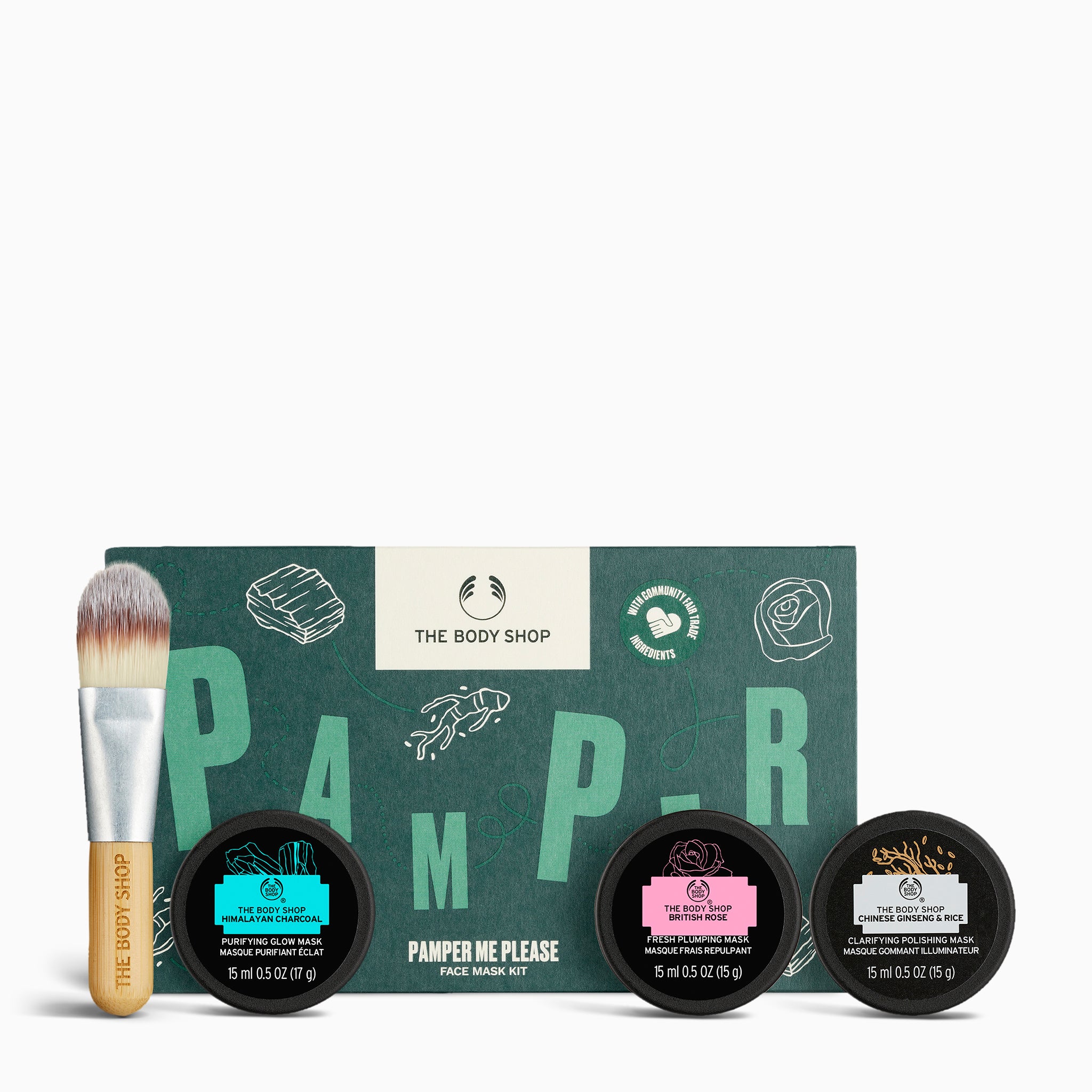 The Body Shop Pamper Me Please Face Mask Kit