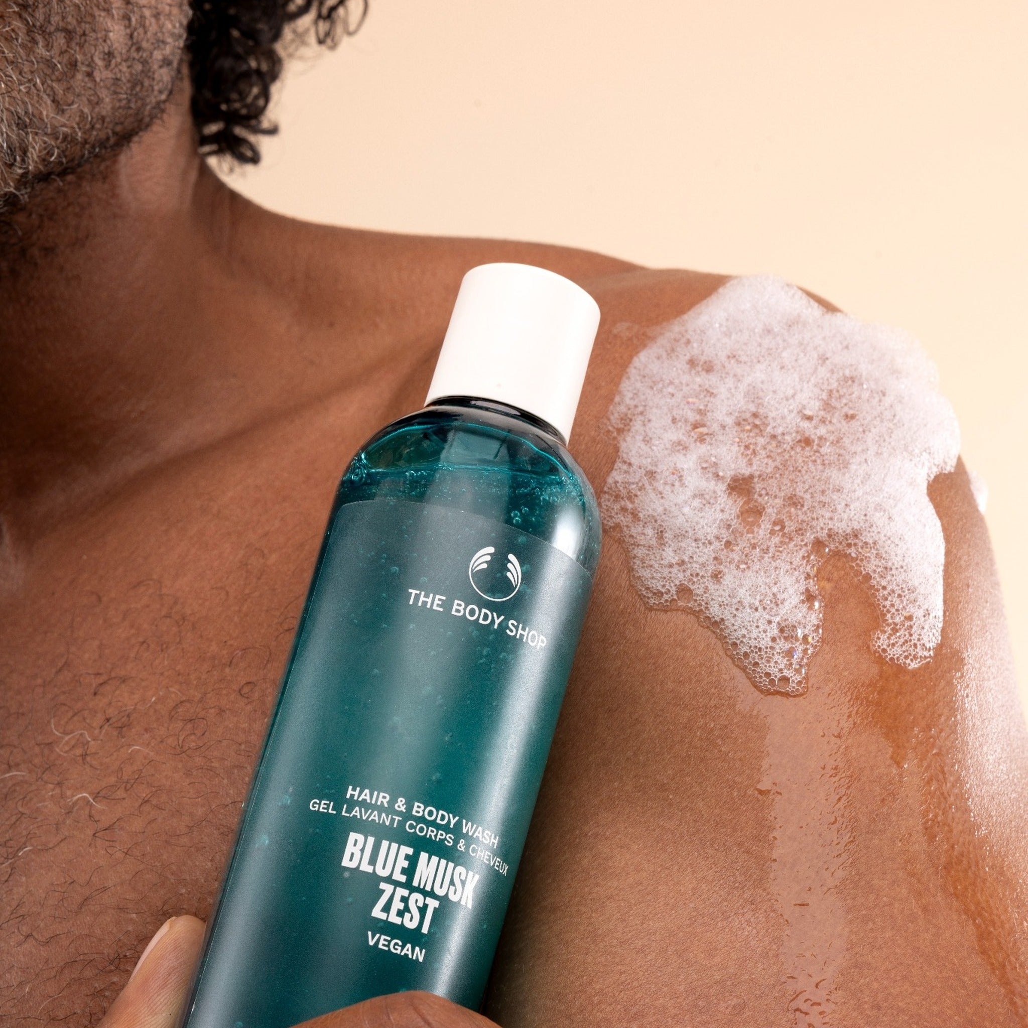 Blue Musk Zest Hair & Body Wash 250ml | The Body Shop