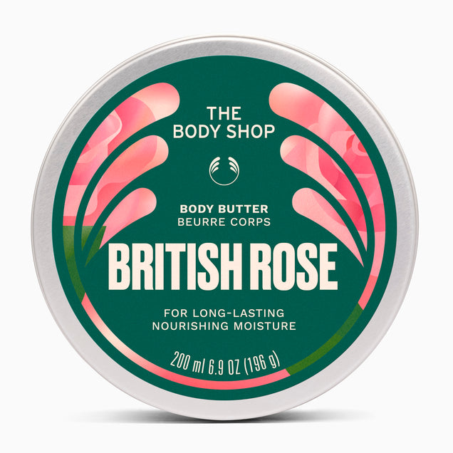 British Rose product pack shot on grey background | The Body Shop