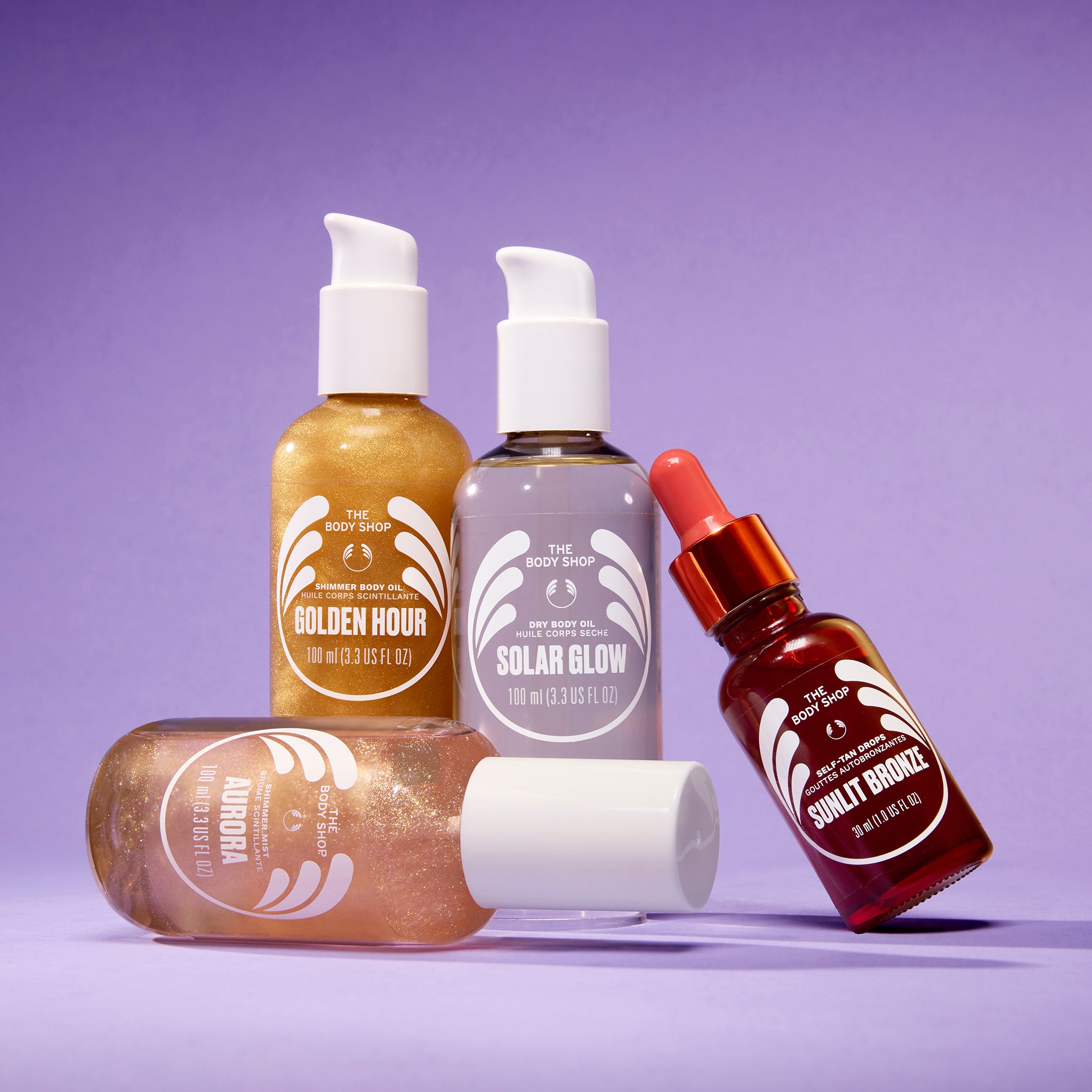 Golden Hour Shimmer Dry Body Oil | The Body Shop