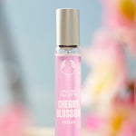 Cherry Blossom Eau de Toilette Travel Spray on lifestyle background -The Body Shop