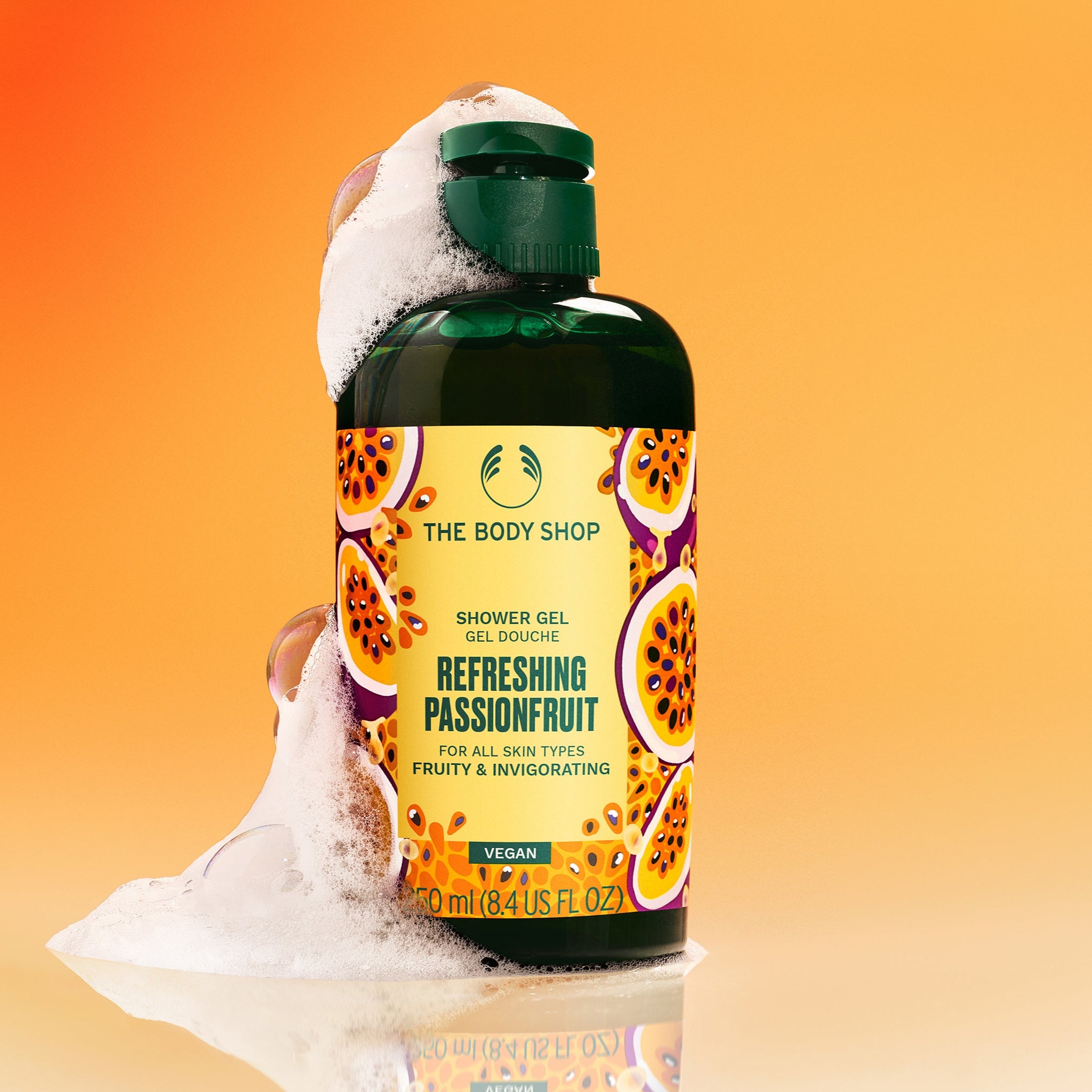 Passionfruit Shower Gel Texture The Body Shop