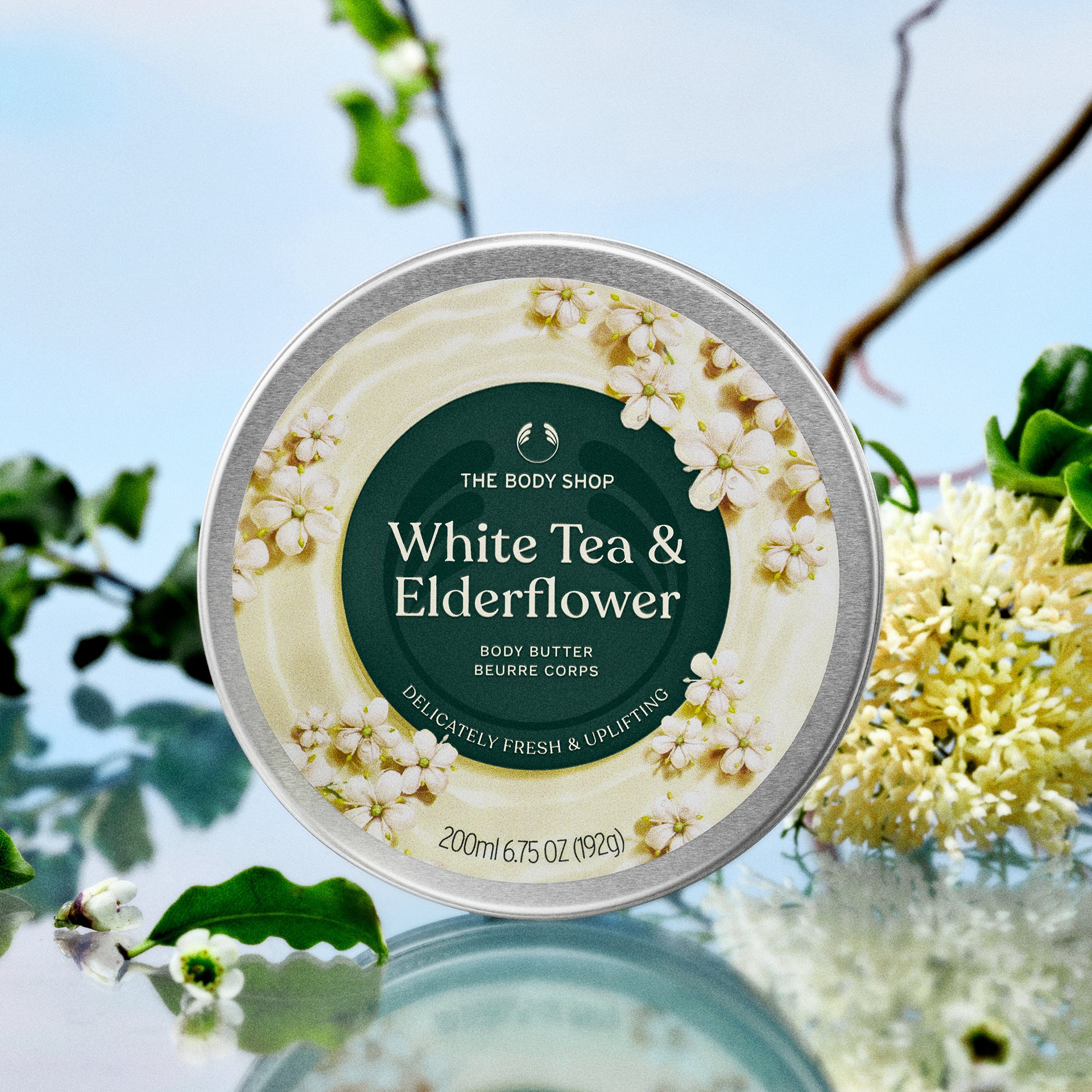 White Tea & Elderflower Body Butter | The Body Shop