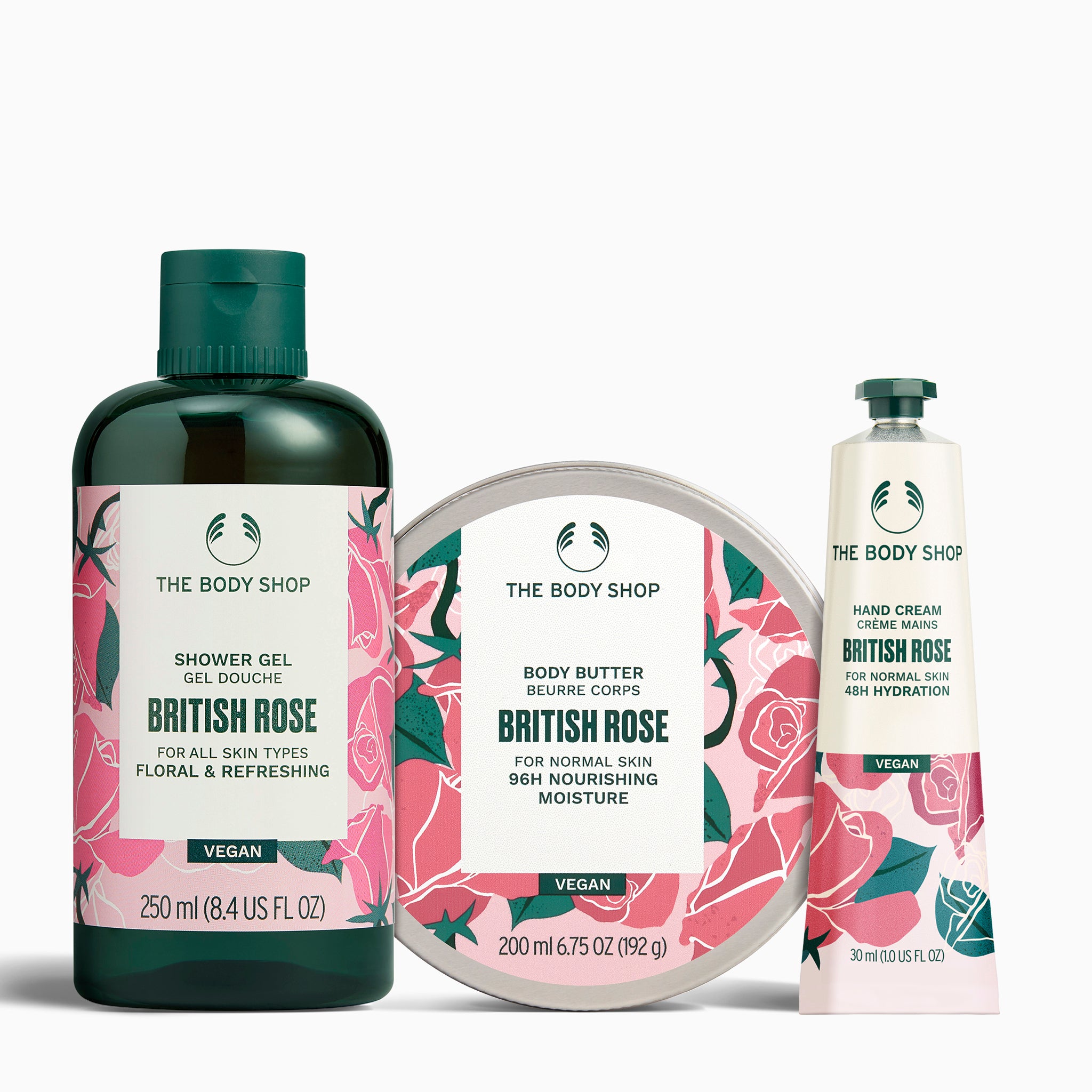 The Body Shop Rose Body Care Collection