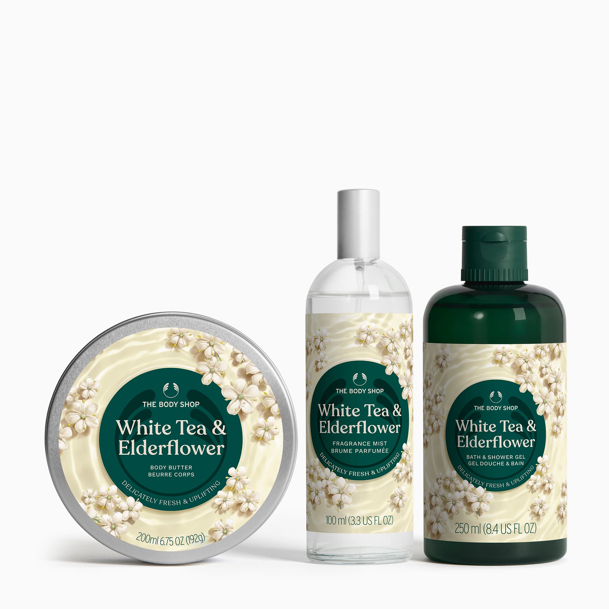 White Tea & Elderflower Fragrance Collection - The Body Shop