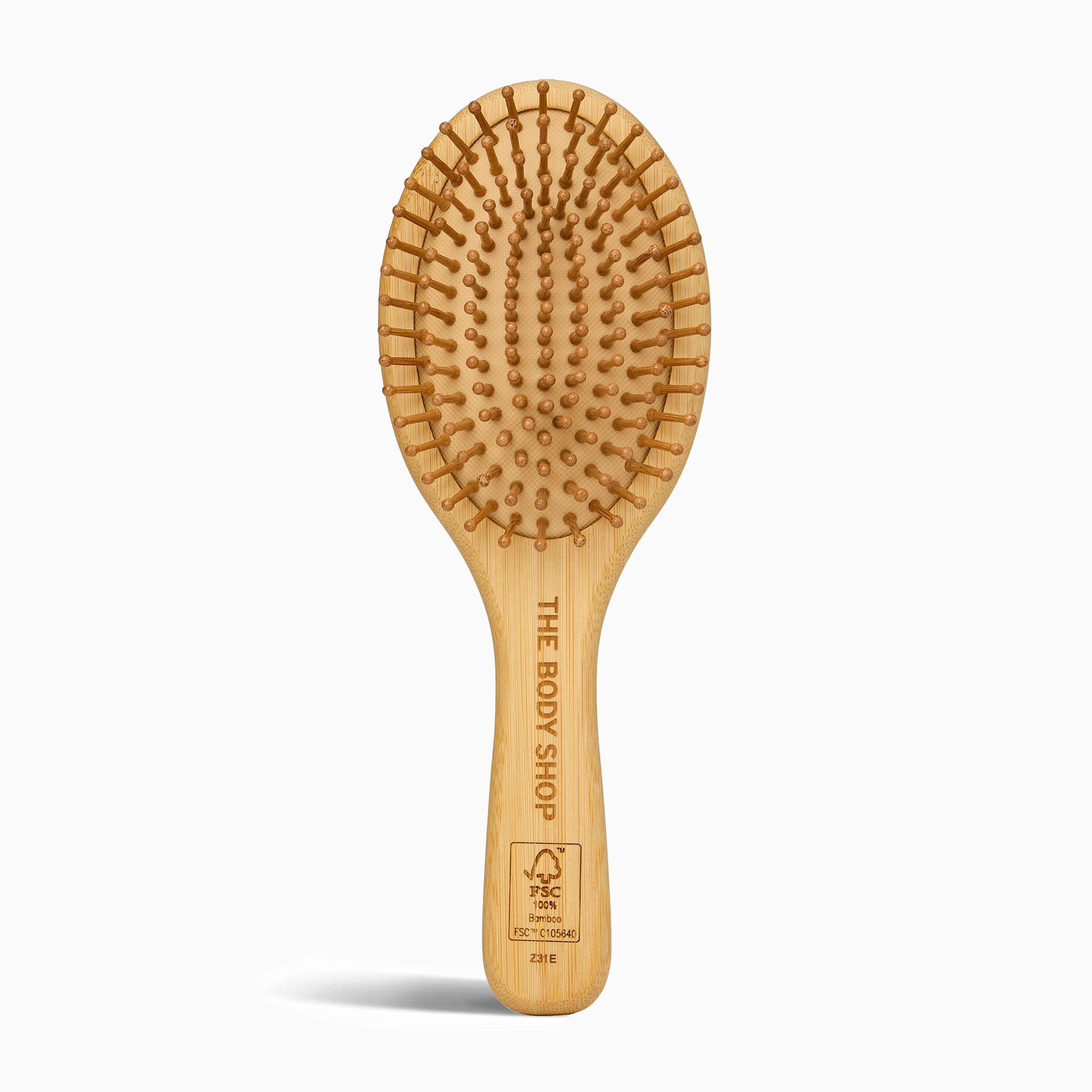 Oval Bamboo Pin Hairbrush