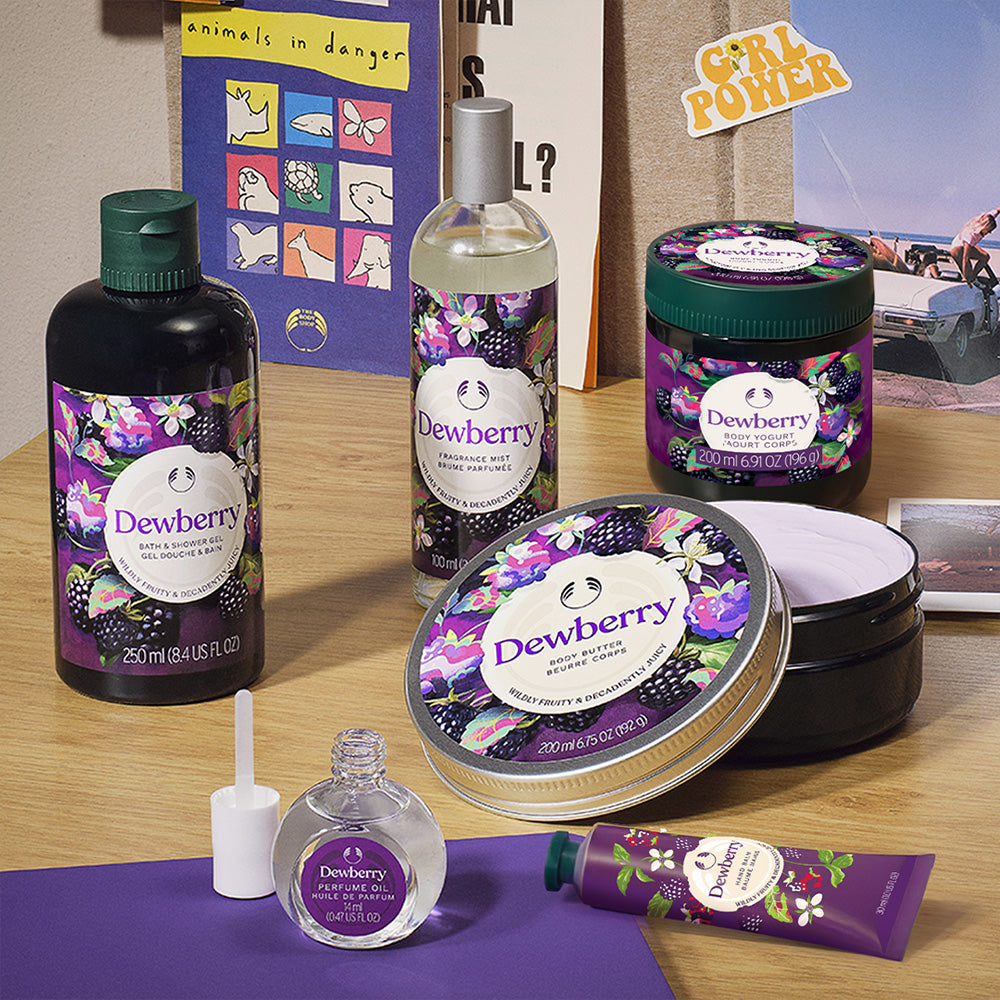 Dewberry lifestyle range shot- The Body Shop