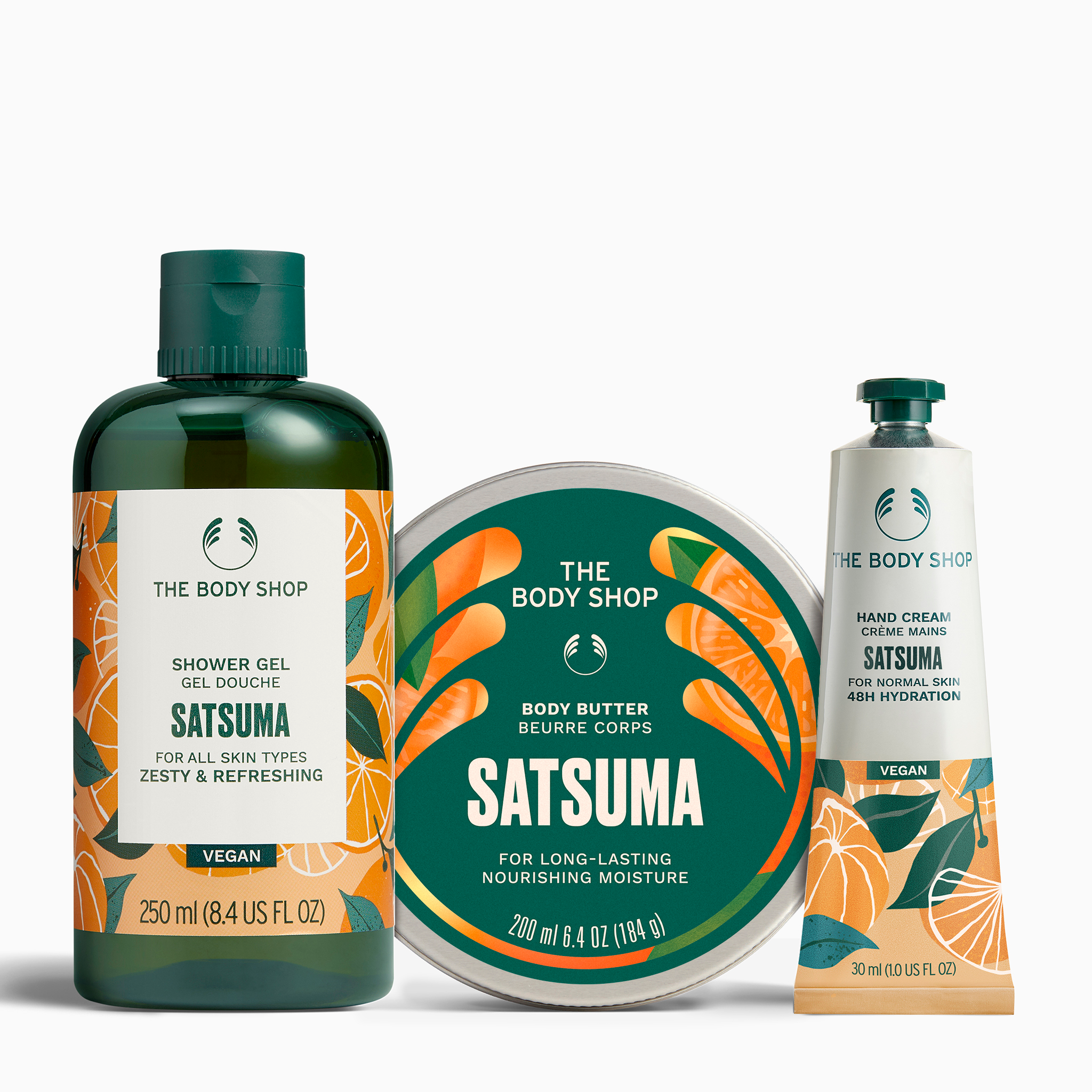 The Body Shop Zesty Body Care Collection